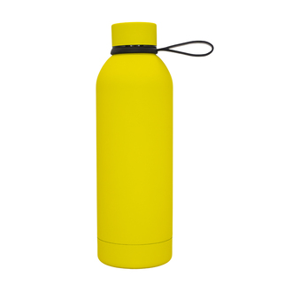 R08993 - 500 ml Mendoza Duo thermal bottle with handle, yellow 
