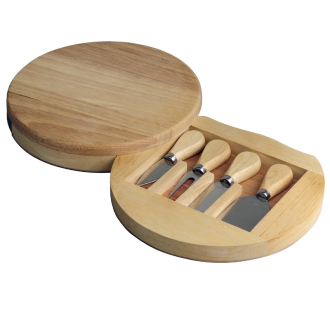 R17128 - Roma cheese set, brown 