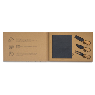 R17163 - Queso cheese set, beige 