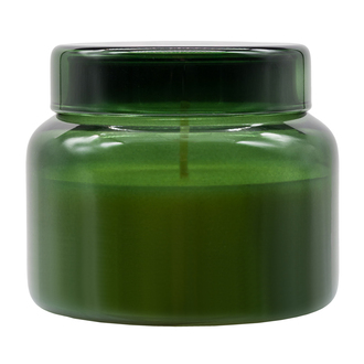 R17378 - Heaven scented candle in glass, dark green 