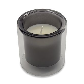 R17380 - Glasen scented candle in glass, graphite 