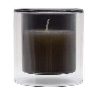R17380 - Glasen scented candle in glass, graphite 