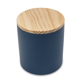 R17382 - Woodland scented candle, blue 