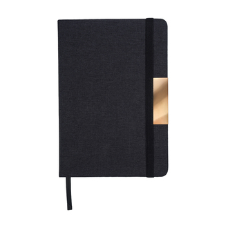 R64023 - Westminster A5 notebook, RPET, black 