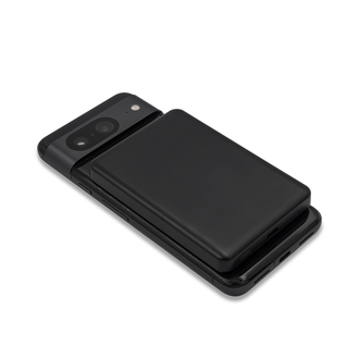 R64386 - Yuki 5000 mAh magnetic wireless power bank, black 