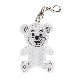 R73235 - Teddy keyring, colorless 