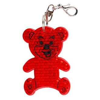 R73235 - Teddy keyring, red 