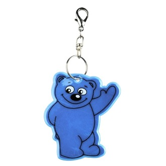 R73245 - Beary keyring, blue 