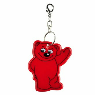 R73245 - Beary keyring, red 