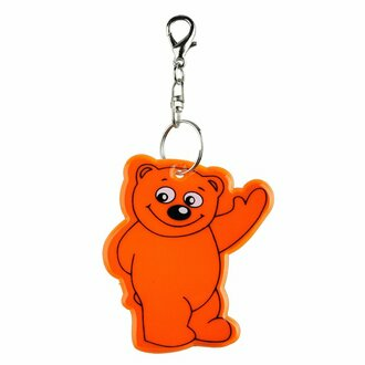R73245 - Beary keyring, orange 