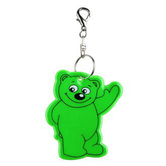 R73245 - Beary keyring, dark green 