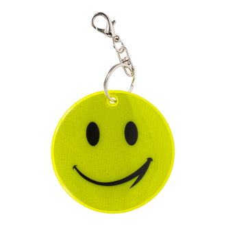 R73246 - Happy keyring, yellow 