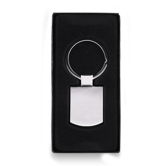 R73279 - Stark metal keyring, silver 