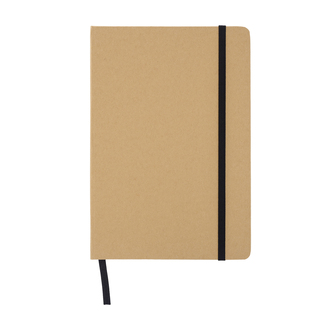 R73635 - Simply 145x210/80p squared notepad, black 