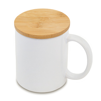 R85306 - Lund ceramic mug, white 