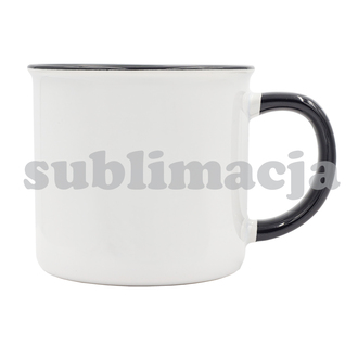 R85320 - 400 ml Ars mug with sublimation coating, black 