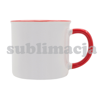 R85320 - 400 ml Ars mug with sublimation coating, red 