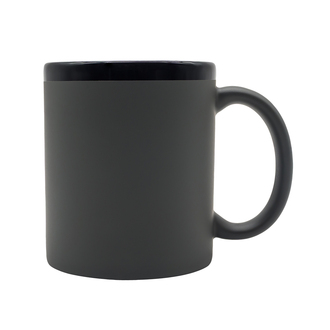 R85324 - 350 ml Velluto ceramic mug, grey 