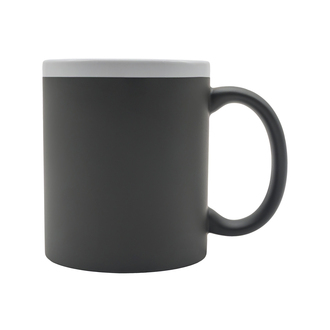 R85326 - 350 ml Velutti ceramic mug, grey 