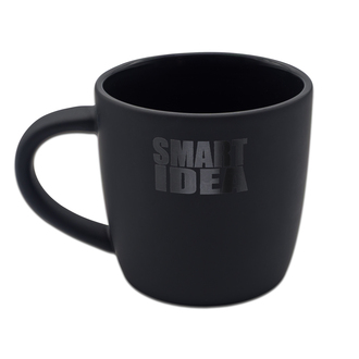 R85327 - 345 ml Esla ceramic mug, black 