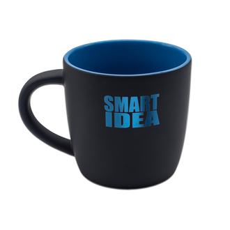 R85327 - 345 ml Esla ceramic mug, blue 