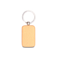 R02310.10 - Ovar keyring and ballpen set, brown 