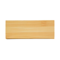 R02319.13 - Pelak bamboo pen and torch keychain in a gift box, beige 
