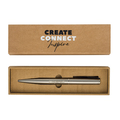R02331.01 - Silvery metal pen in box, silver 