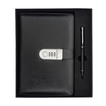 R02336.02 - Windsor gift set with notebook and pen, black 