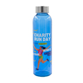 R08176.04 - Aqua Kuba 500 ml colour glass bottle, blue 