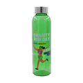 R08176.05 - Aqua Kuba 500 ml colour glass bottle, green 
