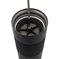 R08191.02 - 450 ml Aspet thermal mug with french press, black 