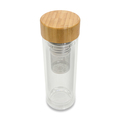 R08210.00 - Helen 400 ml Double-walled bottle with infuser, colorless 