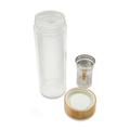 R08210.00 - Helen 400 ml Double-walled bottle with infuser, colorless 