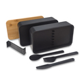 R08226.02 - Victor double lunch box, black 