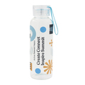 R08232.00 - Azure glass water bottle 500 ml, colorless 