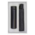 R08242.99 - Monaco Thermo Mug with Umbrella Gift Set, mix 