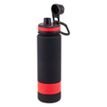 R08251.08 - Facile water bottle 900 ml, red/black 
