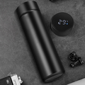 R08257.02 - 420 ml Falco vacuum mug with thermometer, black 