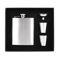 R08310.01.O - Lucan hip flask set, silver 