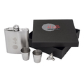 R08310.01.O - Lucan hip flask set, silver 