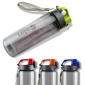 R08312.08 - 700 ml Feelsogood water bottle, red/grey 