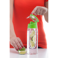 R08313.05 - 700 ml Frutello water bottle, green/colorless 