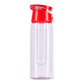 R08313.08 - 700 ml Frutello water bottle, red/colorless 