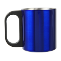 R08383 - 480 ml Picnic vacuum flask & mugs set, blue/silver 
