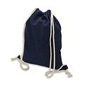 R08484.42 - Preston 340 g/m2 cotton backpack, dark blue