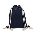 R08484.42 - Preston 340 g/m2 cotton backpack, dark blue