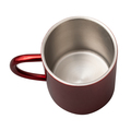 R08490.08 - 240 ml Stalwart stainless steel mug, red 