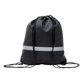 R08696.02.A - Promo backpack with reflective tape, black 