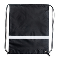 R08696.02.A - Promo backpack with reflective tape, black 